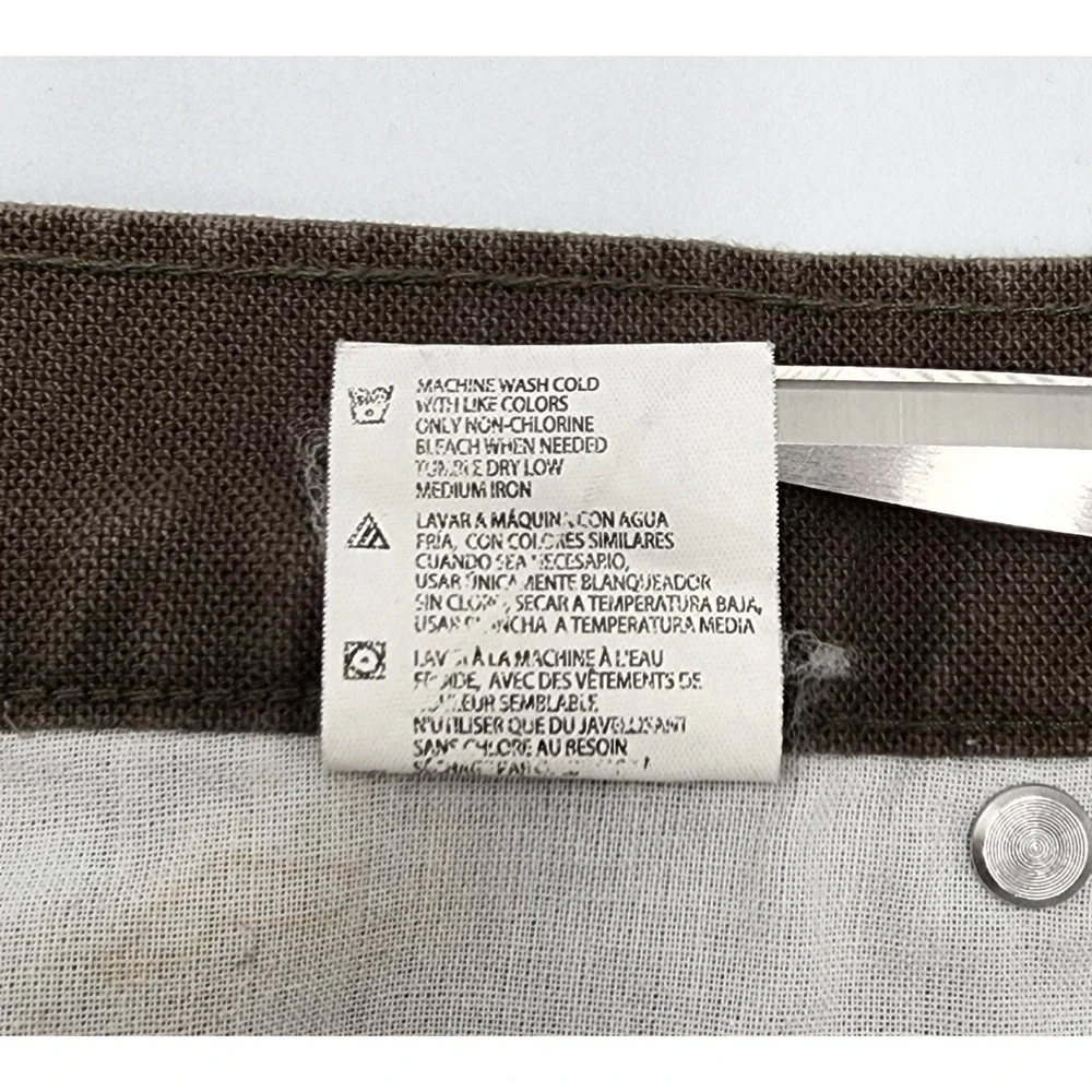 Mens Y2K Dickies Tan Khaki Brown Canvas Carpenter Work Pants Size 40x30 - Picture 12 of 16